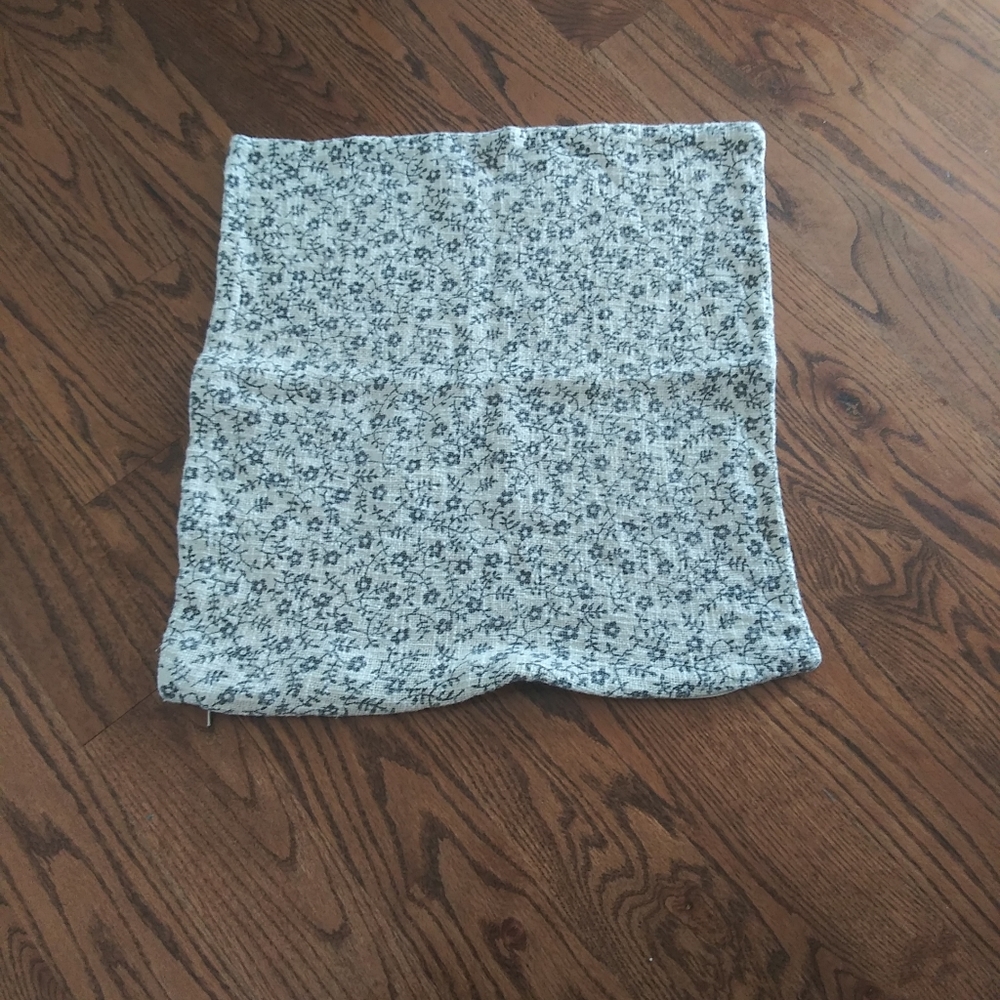 Creative Co-op Floral Cotton Pillow Cover